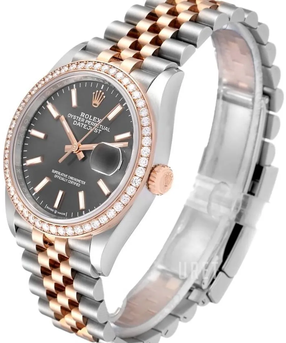 Datejust 36 Grå/Stål Ø36 mm