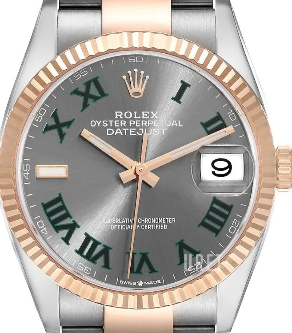 Datejust 36 Grå/Stål Ø36 mm