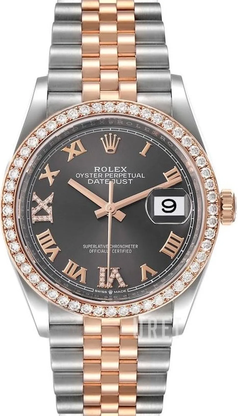 Datejust 36 Grå/Stål Ø36 mm