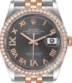 Datejust 36 Grå/Stål Ø36 mm