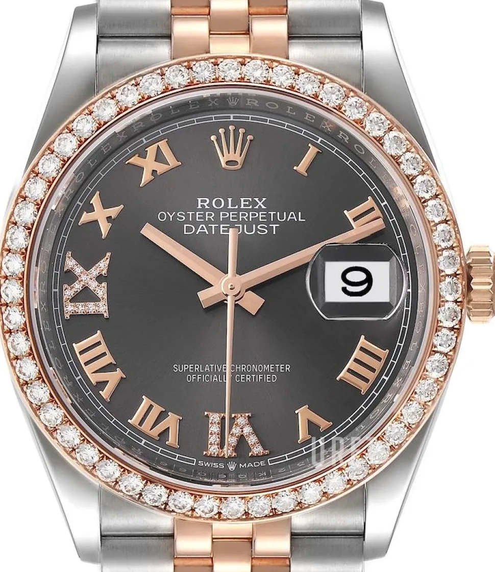 Datejust 36 Grå/Stål Ø36 mm