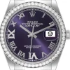 Datejust 36 Lila/Stål Ø36 mm