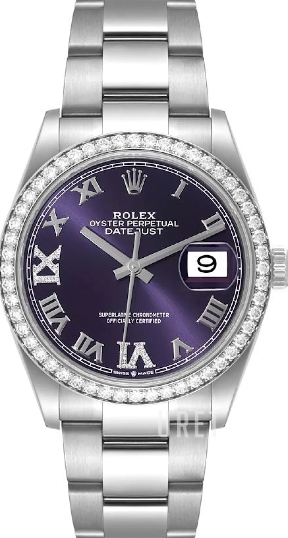 Datejust 36 Lila/Stål Ø36 mm