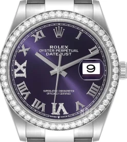 Datejust 36 Lila/Stål Ø36 mm