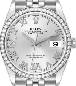 Datejust 36 Silverfärgad/Stål Ø36 mm