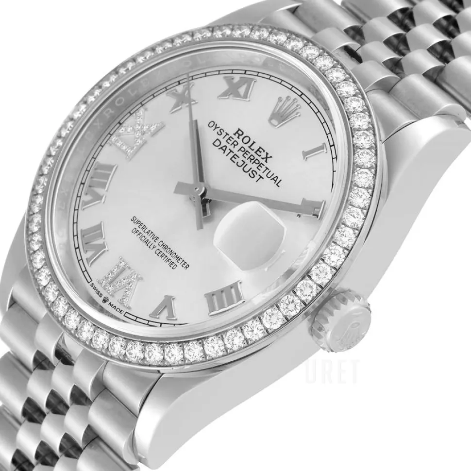 Datejust 36 Silverfärgad/Stål Ø36 mm