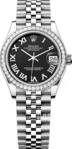Datejust 31 Svart/Stål Ø31 mm