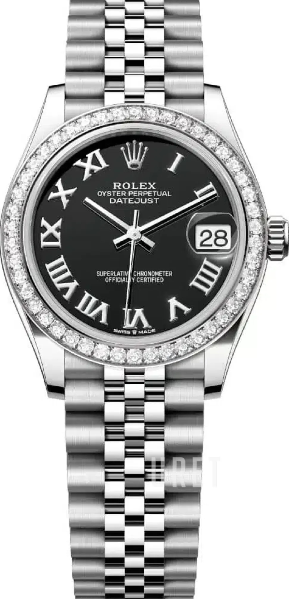 Datejust 31 Svart/Stål Ø31 mm