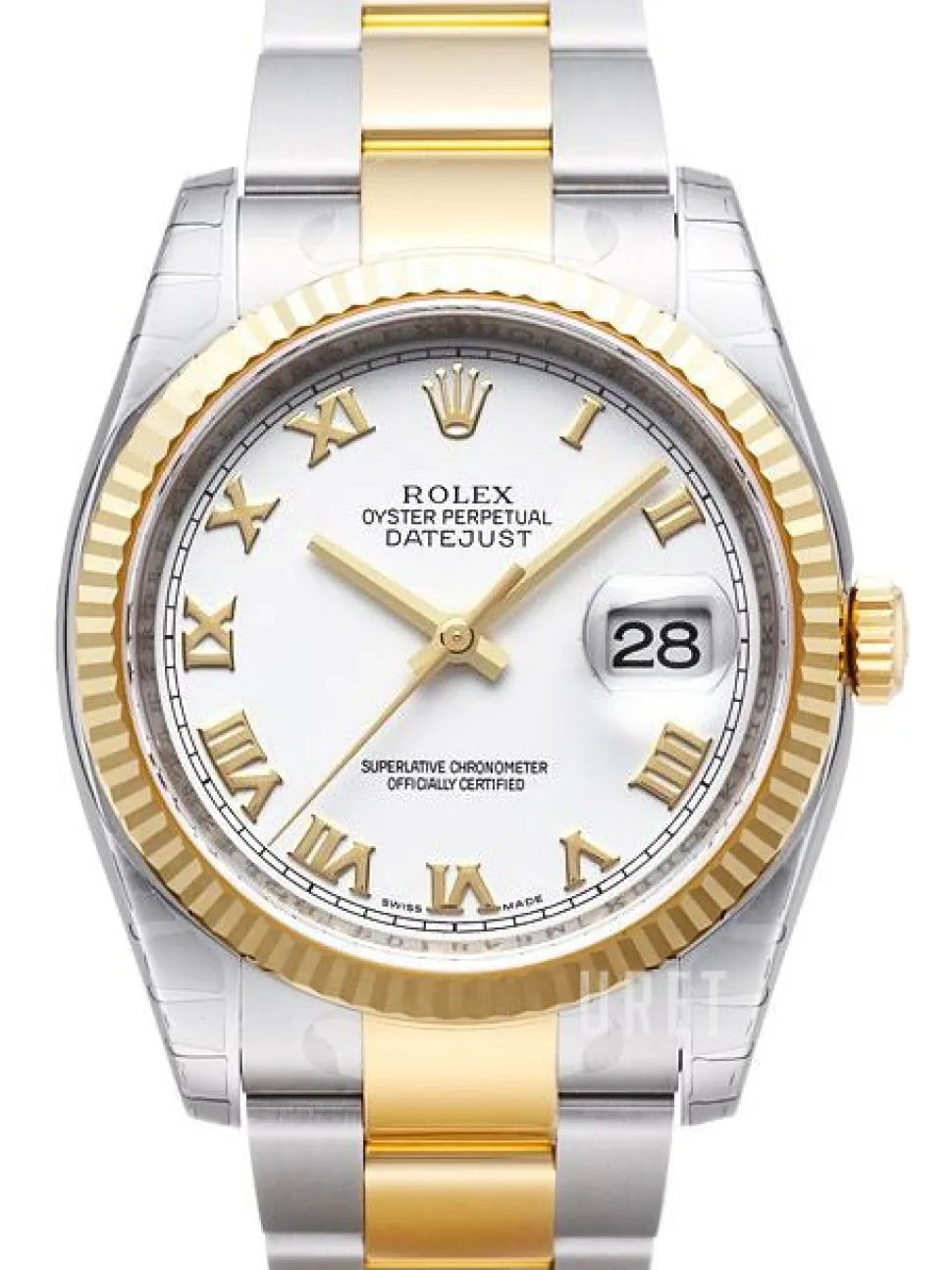 Datejust 36 Vit/Stål Ø36 mm