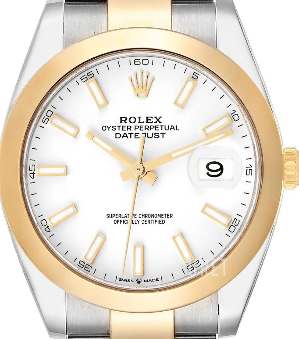 Datejust 41 Vit/Stål Ø41 mm