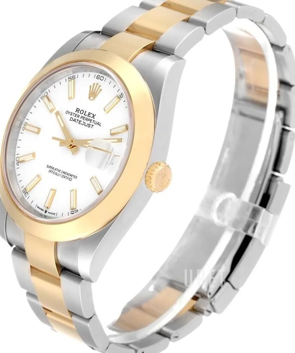 Datejust 41 Vit/Stål Ø41 mm