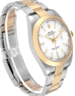 Datejust 41 Vit/Stål Ø41 mm