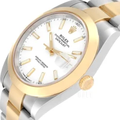 Datejust 41 Vit/Stål Ø41 mm