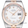 Datejust Gold/Steel Vit/18 karat roséguld Ø36 mm