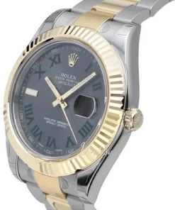 Datejust II Silverfärgad/18 karat gult guld Ø41 mm