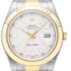 Datejust II Vit/18 karat gult guld Ø41 mm