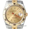 Datejust Turn-O-Graph Champagnefärgad/18 karat gult guld Ø36 mm