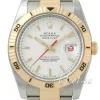 Datejust Turn-O-Graph Vit/18 karat gult guld Ø36 mm