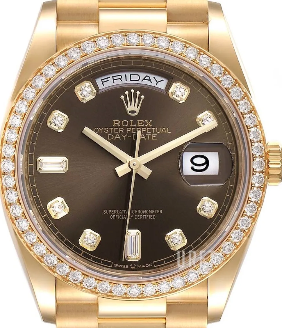 Day-Date 36 Grå/18 karat gult guld Ø36 mm