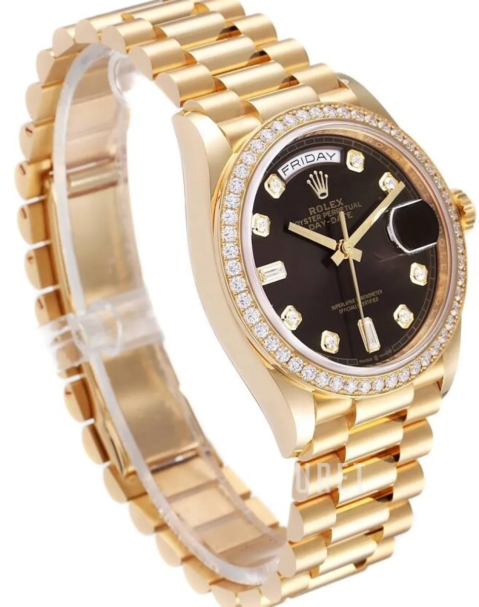 Day-Date 36 Grå/18 karat gult guld Ø36 mm