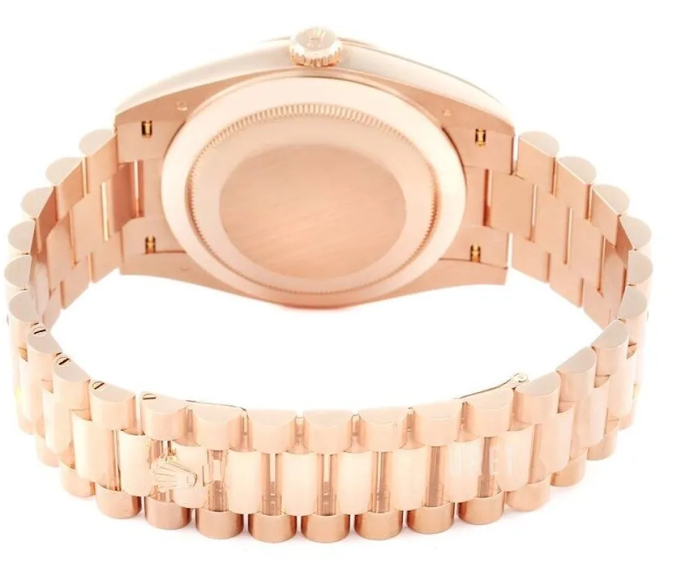 Day-Date 40 Grön/18 karat roséguld Ø40 mm