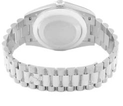 Day-Date 40 Grön/18 karat vitt guld Ø40 mm