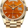 Day-Date 36 Orange/18 karat gult guld Ø36 mm