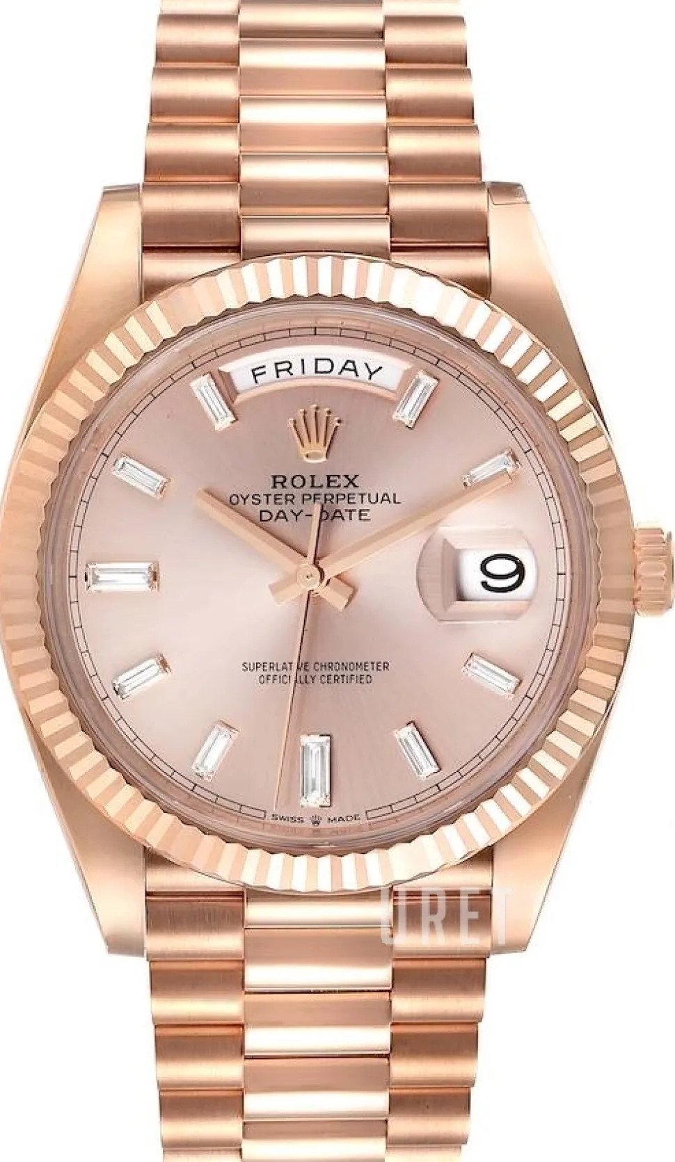 Day-Date 40 Rosa/18 karat roséguld Ø40 mm