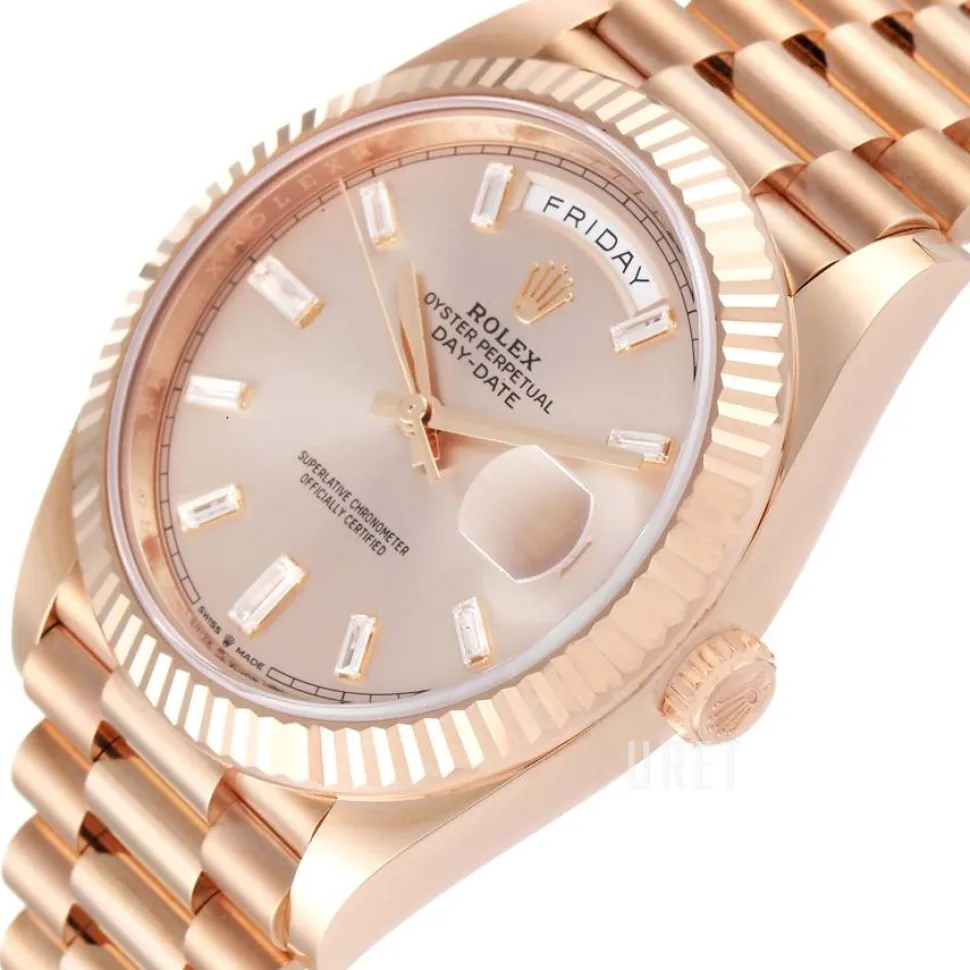 Day-Date 40 Rosa/18 karat roséguld Ø40 mm