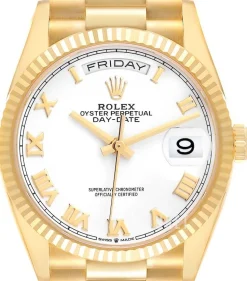 Day-Date 36 Vit/18 karat gult guld Ø36 mm