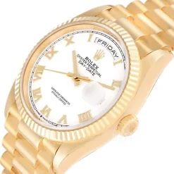 Day-Date 36 Vit/18 karat gult guld Ø36 mm