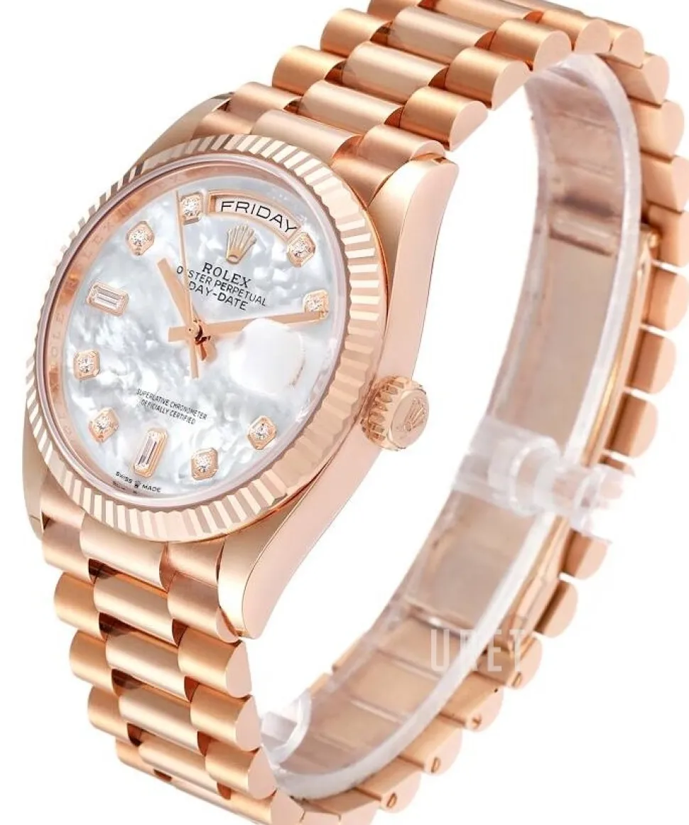 Day-Date 36 Vit/18 karat roséguld Ø36 mm