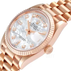 Day-Date 36 Vit/18 karat roséguld Ø36 mm