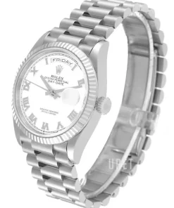 Day-Date 36 Vit/18 karat vitt guld Ø36 mm