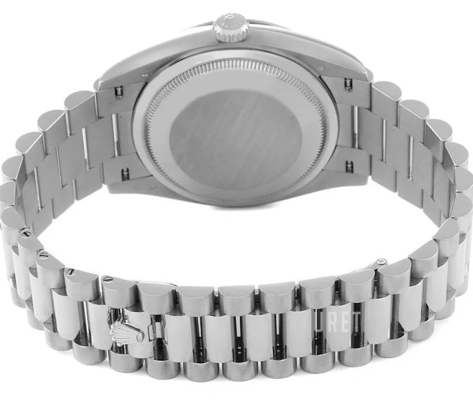 Day-Date 36 Vit/18 karat vitt guld Ø36 mm