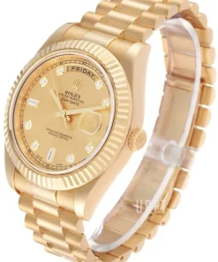 Day-Date II Champagnefärgad/18 karat gult guld Ø41 mm