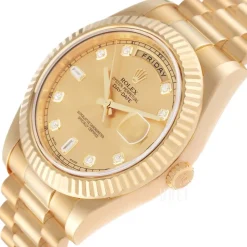 Day-Date II Champagnefärgad/18 karat gult guld Ø41 mm