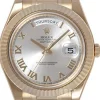 Day-Date Silverfärgad/18 karat gult guld Ø41 mm