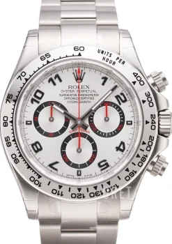 Daytona Grå/18 karat vitt guld Ø40 mm