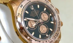 Daytona Svart/18 karat roséguld Ø40 mm