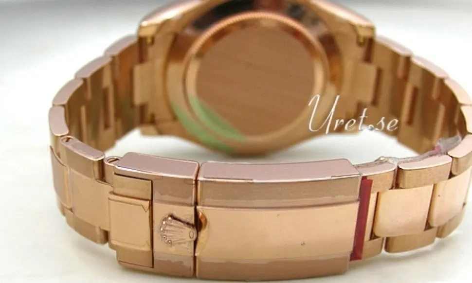 Daytona Svart/18 karat roséguld Ø40 mm