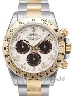 Daytona Vit/18 karat gult guld Ø40 mm