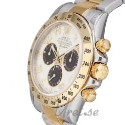 Daytona Vit/18 karat gult guld Ø40 mm