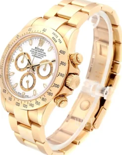 Daytona Vit/18 karat gult guld Ø40 mm