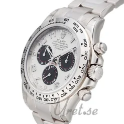 Daytona Vit/18 karat vitt guld Ø40 mm