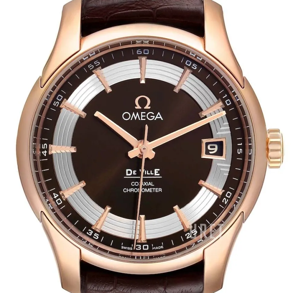De Ville Hour Vision Co-Axial 41mm Brun/Läder Ø41 mm