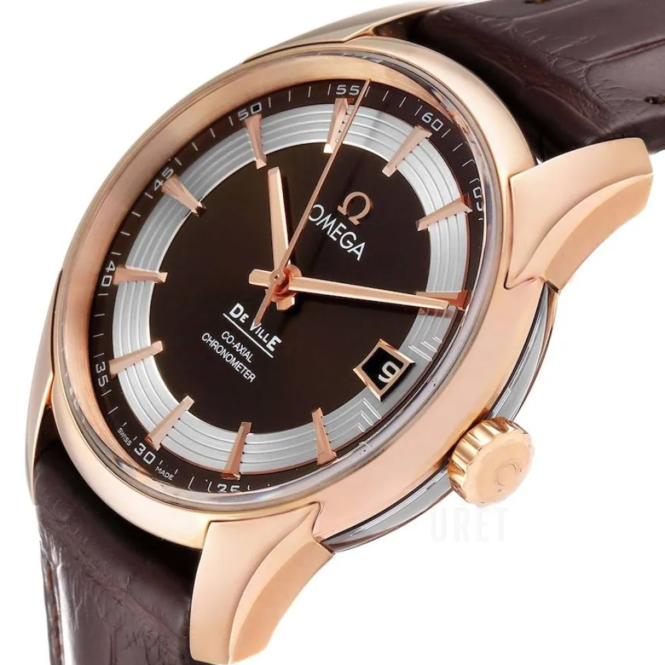 De Ville Hour Vision Co-Axial 41mm Brun/Läder Ø41 mm