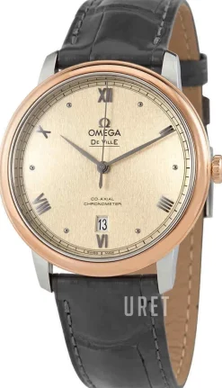 De Ville Prestige Beige/Läder Ø39.5 mm