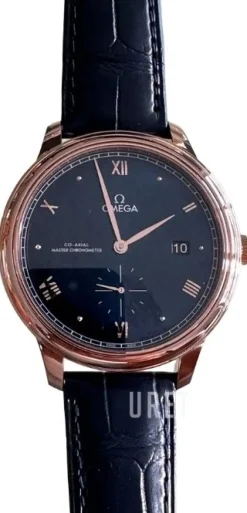 De Ville Prestige Blå/Läder Ø41 mm