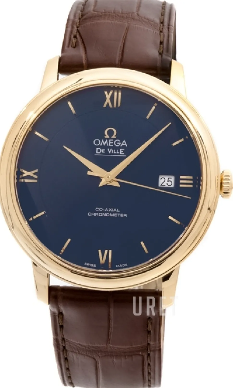 De Ville Prestige Co-Axial 39.5mm Blå/Läder Ø39.5 mm